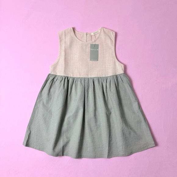 NWT Korean Clothing Brand  Bemon| Girls Sleeveless Dress, Tunic| Size 5-6T - Picture 1 of 10